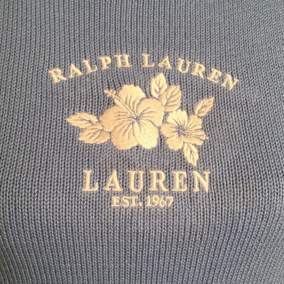 Ralph Lauren Logo Sleeveless Sweater Petite Medium - Picture 6 of 7